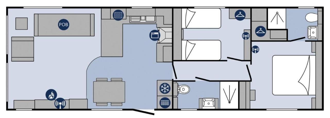Kilden Kernow - Luxury 6 Berth Caravan Near Буде Экстерьер фото